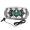 Ecco Led Minibar: Reflex, 15 Inch, 12-24Vdc, 18 Flash Patterns, Vacuum-Magnet Mount, Clear Dome 5585CAG-VM - alternate 1
